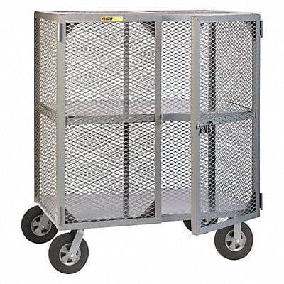 Security Cart 27 W x 48 D Gry Stel