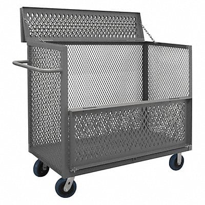 3 Sided Mesh Cart w/Drop Gate 2000 lb.