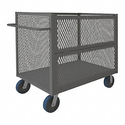 3 Sided Mesh Cart w/Drop Gate 2000 lb.