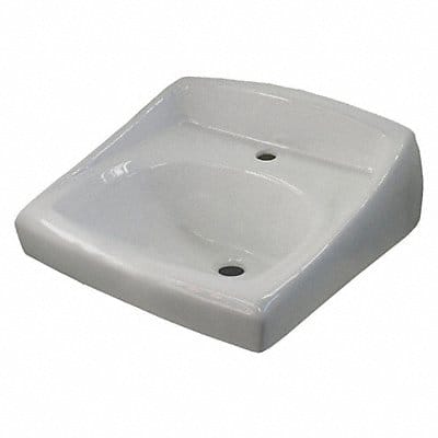 Sloan Sink DShape 16-3/4inx16-3/4inx7in