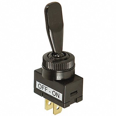 Toggle Switch SPST Black Panel Mount