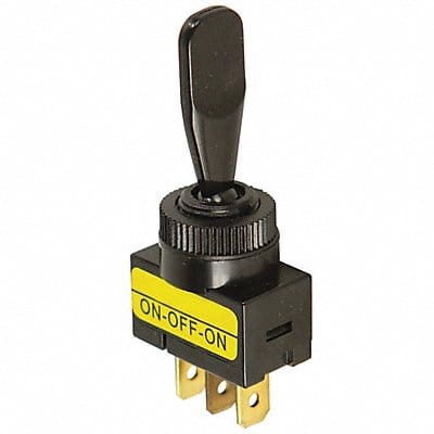 Toggle Switch 1/4 Male Terminal Black