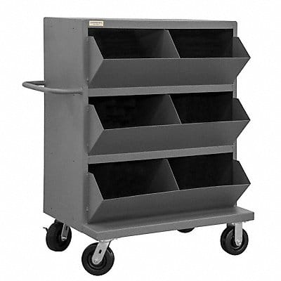 Mobile Storage Bin 2400 lb Steel 36 in.