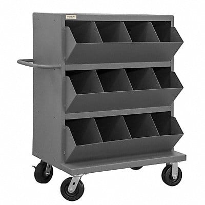 Mobile Storage Bin 2400 lb Steel 36 in.