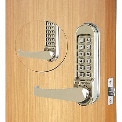 Mechanical Lockset Stainless Steel Lever