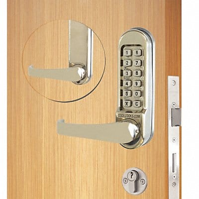 Mechanical Lockset Stainless Steel Lever