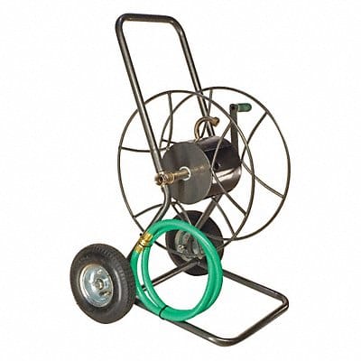 Garden Hose Reel Cart 18 in Steel