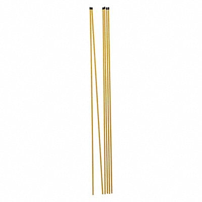 Snow Stakes Yellow 48 L Fiberglass PK6