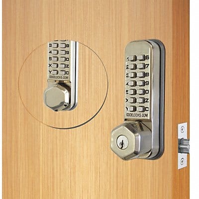 Mechanical Lockset Stainless Steel Knob