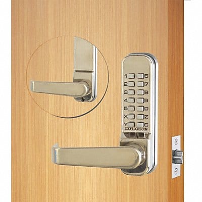 Mechanical Lockset Stainless Steel Lever