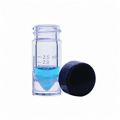 Vial with Cap 3 mL 20 mm Dia PK12