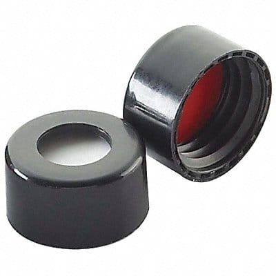 Cap 9 mm Dia Black PK1000