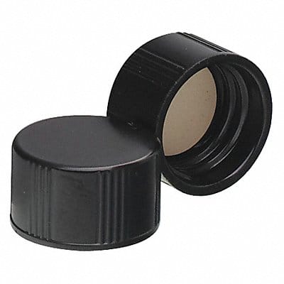 Cap 13 mm Dia Black PK1000