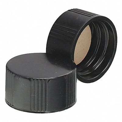 Cap 20 mm Dia Black PK100