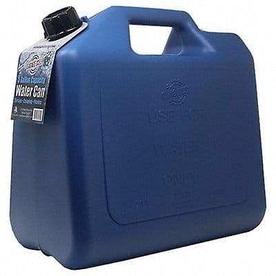 Water Container 5 gal Blue 14-3/4 in H