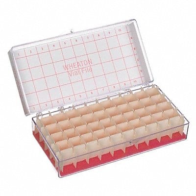 Vial Store Case Holds 40 Test Tubes PK6