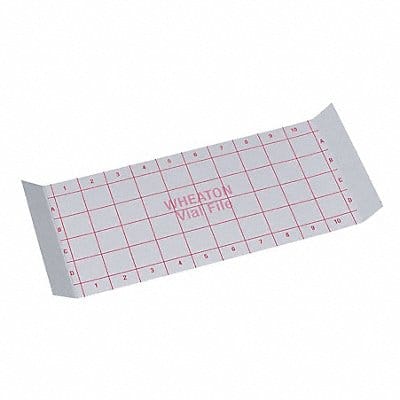 Index Card For 40 Vials Store Case PK35