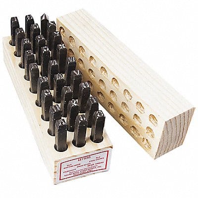 Steel Stamps Set 2-7/16 Shank L Steel