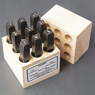 Steel Stamps Set 2-3/4 Shank L Steel