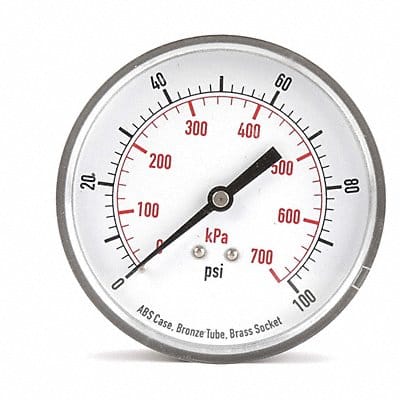 D1349 Pressure Gauge Test 3-1/2 In