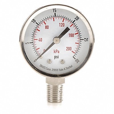 D1357 Pressure Gauge Test 2 In