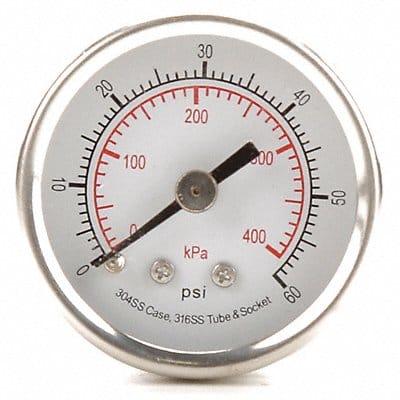 D1354 Pressure Gauge Test 1-1/2 In