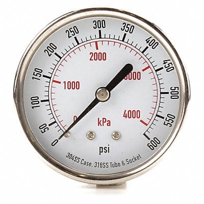 D1363 Pressure Gauge Test 2-1/2 In