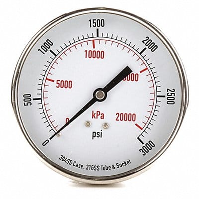 D1367 Pressure Gauge Test 3-1/2 In