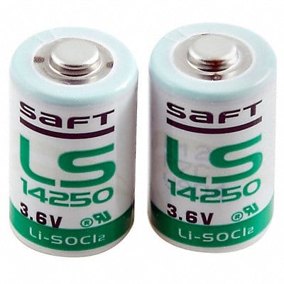 Battery Lithium Size 1/2 AA 3.6VDC PK2