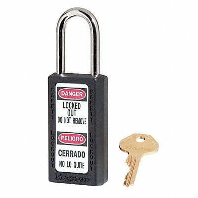 D1948 Lockout Padlock KD Black 3 H