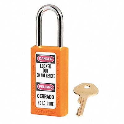 D1948 Lockout Padlock KD Orange 3 H