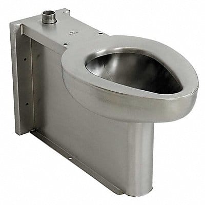 Prison Toilet SS Top Spud Floor Mount