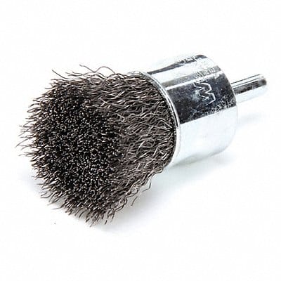 Crimped Wire End Brush Steel 1 In.