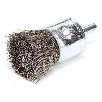 Crimped Wire End Brush Stainless Steel