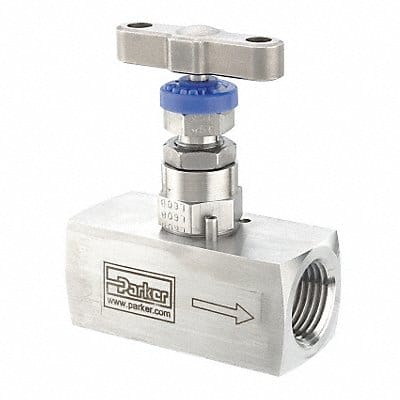 Needle Valve Straight SS 1/4 in FNPT