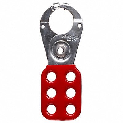 Lockout Hasp 6 Lock Red