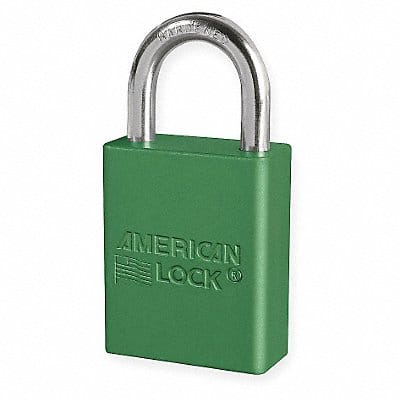 D1917 Lockout Padlock KA Green 1-7/8 H