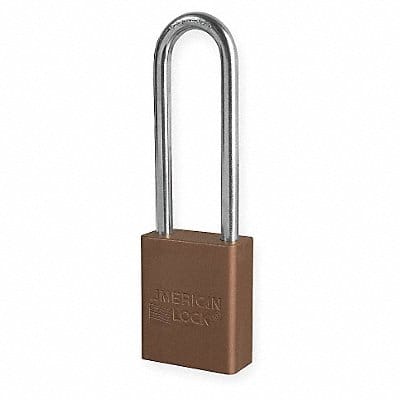 E0163 Lockout Padlock KD Brown 1-7/8 H