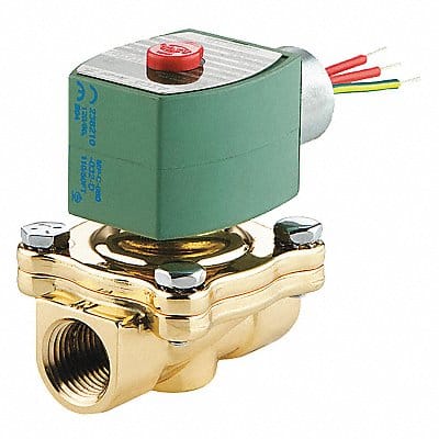 Solenoid Valve Brass NC Air Inert Gas