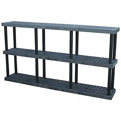 Plstc Shelf 16inx51inx96inShlfLdCp 450lb