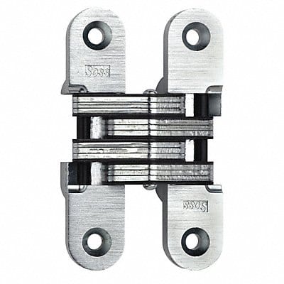 Hinge Invisible Satin Chrome 3 3/4 In