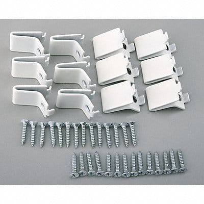 Pilaster Clips White PK12