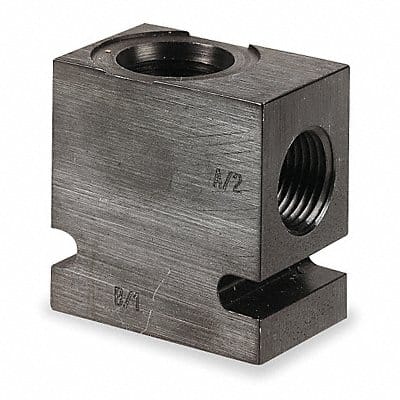 Valve Base 9/16-18 SAE Alum 8-2 Cavity