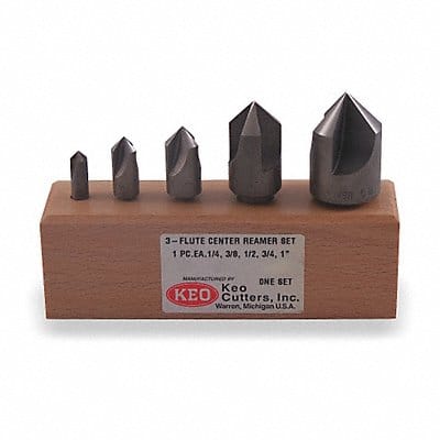 Countersink Set 5PC 3FL 60 Deg Carbide