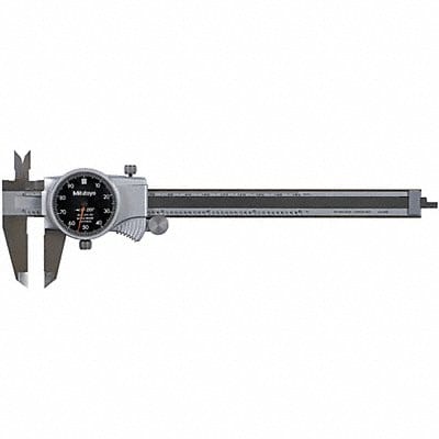 Dial Caliper 6 In Black 0.100/Rev