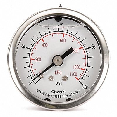 D1361 Pressure Gauge Liquid Filled 2 In