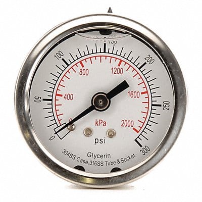 D1361 Pressure Gauge Liquid Filled 2 In