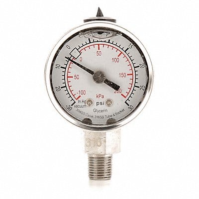 D1355 Compound Gauge Liquid Filled 1-1/2 In