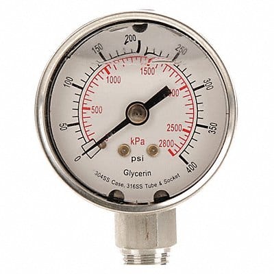 D1359 Pressure Gauge Liquid Filled 2 In