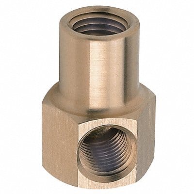 Hex Elbow Brass 1/8 in Pipe Size FNPT